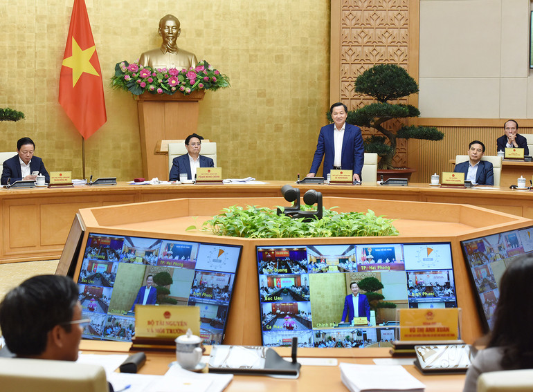 Phó Thủ tướng Lê Minh Khái phát biểu. Phó Thủ tướng Lê Minh Khái phát biểu.