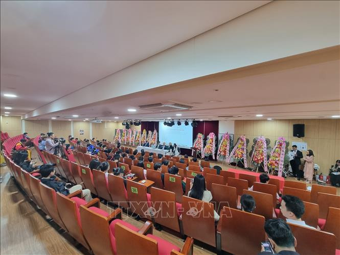 Quang cảnh hội thảo. Ảnh: Đức Thắng/PV TTXVN tại Hàn Quốc.