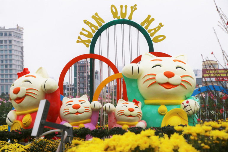 Nhiều màu sắc, hình dạng.