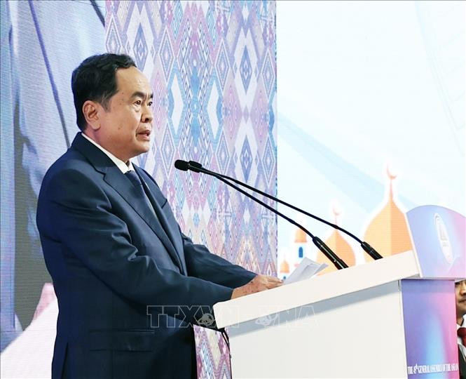 Chủ tịch Quốc hội Trần Thanh Mẫn phát biểu tại Phiên toàn thể thứ nhất Đại hội đồng AIPA-45.