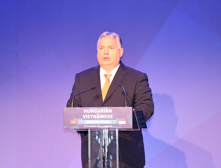 Thủ tướng Hungary Viktor Orban phát biểu tại Diễn đàn.