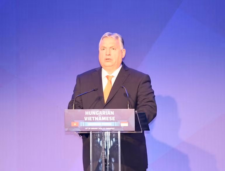 Thủ tướng Hungary Viktor Orban phát biểu tại Diễn đàn.