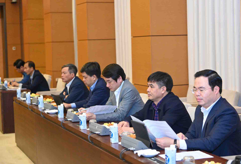 Các đại biểu dự cuộc họp. (Ảnh: Duy Linh) Các đại biểu dự cuộc họp. (Ảnh: Duy Linh)