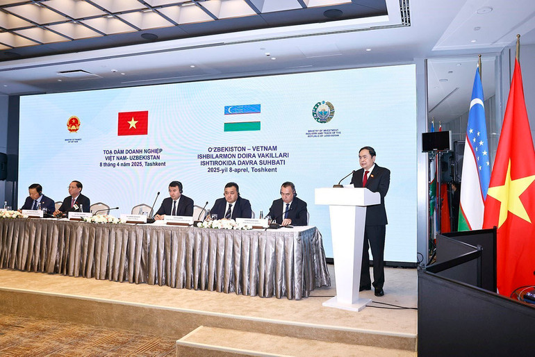 Chủ tịch Quốc hội Trần Thanh Mẫn phát biểu.