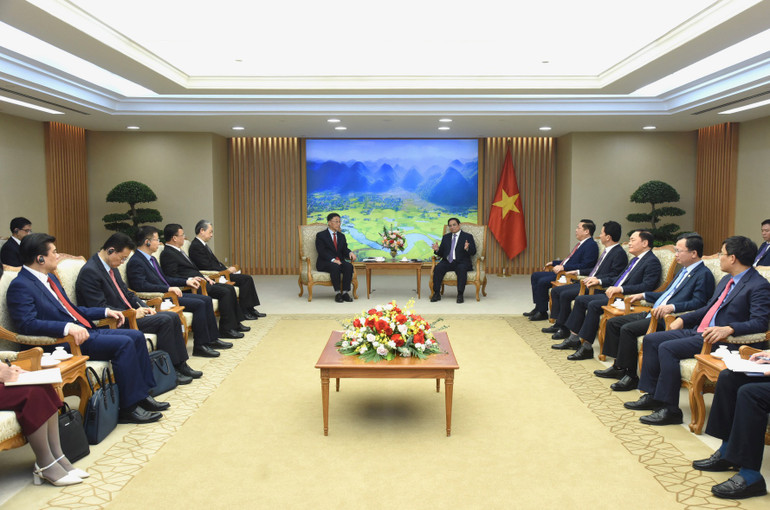 Quang cảnh buổi tiếp.