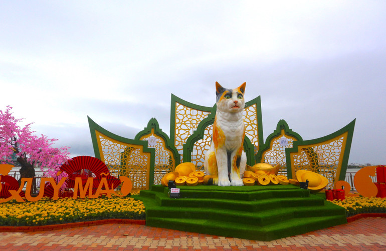 Tại khu vực đầu cầu Rồng Đà Nẵng.