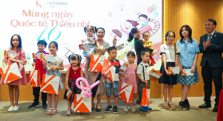 Chương trình Quốc tế thiếu nhi 01/06/2023 chăm lo cho các thành viên nhí của Kim Oanh Group.