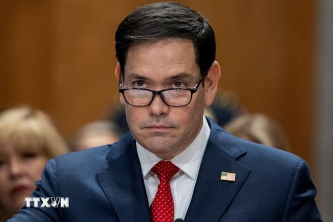 Ngoại trưởng Mỹ Marco Rubio. (Ảnh: AP/TTXVN)