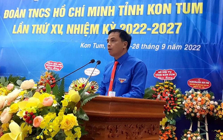 Đồng chí Xiêng Thanh Phúc tái đắc cử Bí thư Tỉnh đoàn Kon Tum lần thứ XV, nhiệm kỳ 2022-2027.