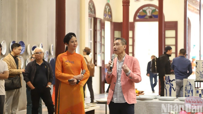 Chiêm ngưỡng các tác phẩm gốm trong “Gốm Thiệp” ảnh 2 Chiêm ngưỡng các tác phẩm gốm trong “Gốm Thiệp” ảnh 2