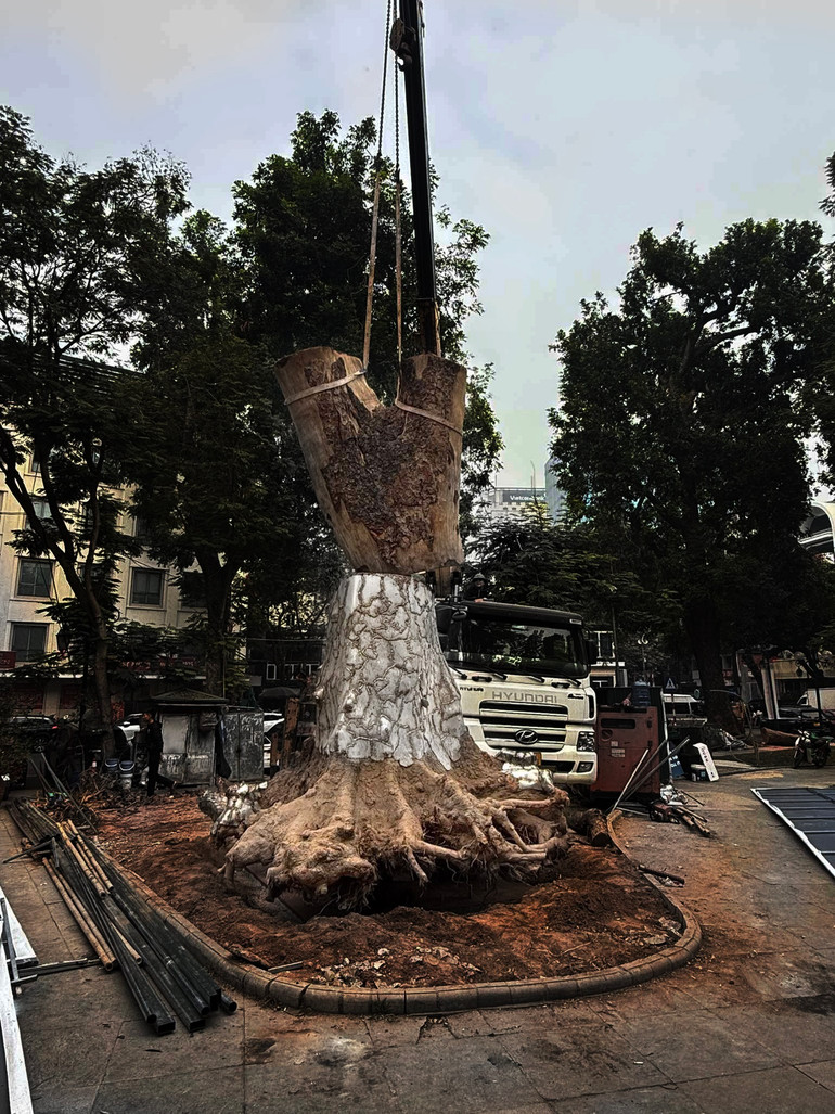 Ghép thân cho tác phẩm.