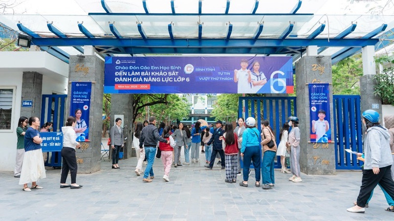 Hơn 4 nghìn học sinh lớp 5 tham gia khảo sát Đánh giá năng lực trên máy tính.