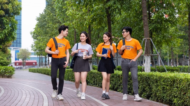 Sinh viên Đại học Phenikaa. Sinh viên Đại học Phenikaa.