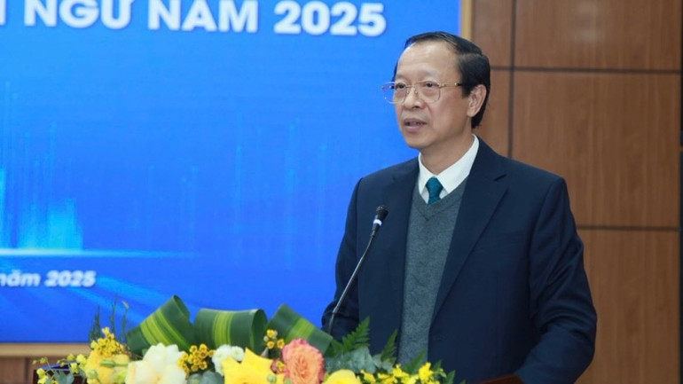 Thứ trưởng Giáo dục và Đào tạo Phạm Ngọc Thưởng phát biểu tại chương trình.