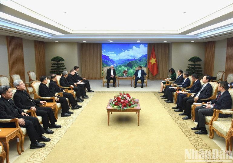 Quang cảnh buổi tiếp.