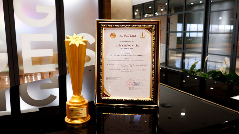 Veka.ai nhận giải thưởng sao khuê 2024. Veka.ai nhận giải thưởng sao khuê 2024.