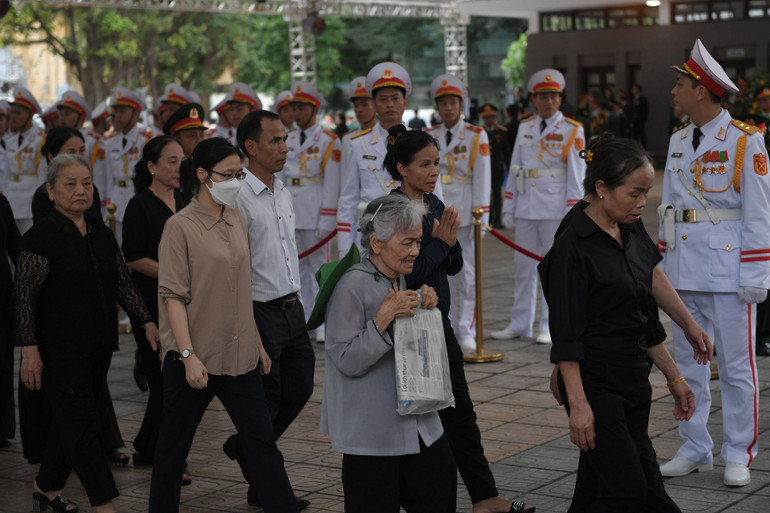 Toàn cảnh Lễ viếng Tổng Bí thư Nguyễn Phú Trọng: Trang nghiêm và xúc động ảnh 372