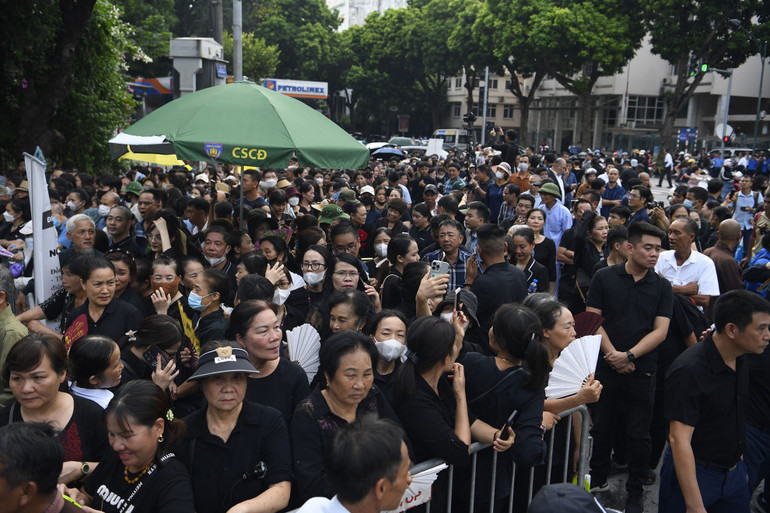 Toàn cảnh Lễ viếng Tổng Bí thư Nguyễn Phú Trọng: Trang nghiêm và xúc động ảnh 357
