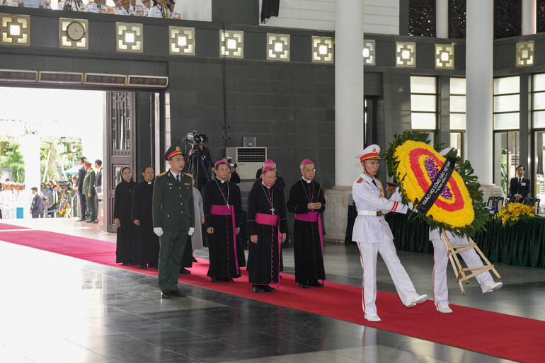 Toàn cảnh Lễ viếng Tổng Bí thư Nguyễn Phú Trọng: Trang nghiêm và xúc động ảnh 337