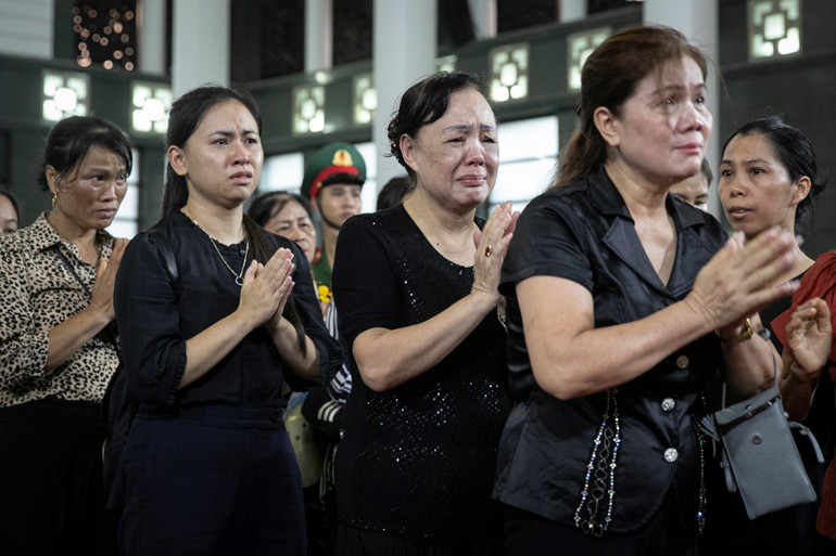 Toàn cảnh Lễ viếng Tổng Bí thư Nguyễn Phú Trọng: Trang nghiêm và xúc động ảnh 361