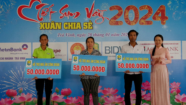 Công nhân khó khăn về nhà ở được hỗ trợ "Mái ấm Công đoàn".