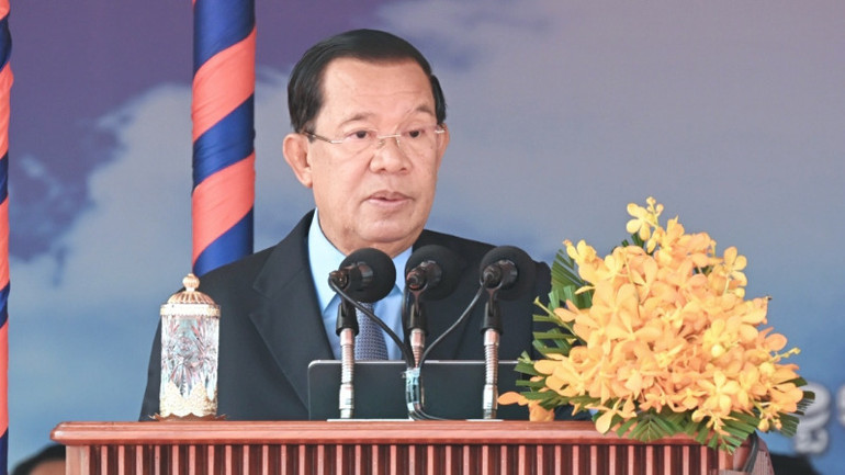 Chủ tịch Thượng viện, Chủ tịch Đảng Nhân dân Campuchia Samdech Techo Hun Sen. (Ảnh: NGUYỄN HIỆP)