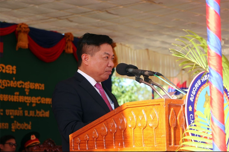 Đại sứ Nguyễn Huy Tăng đánh giá cao sự hợp tác trên các lĩnh vực giữa hai nước Việt Nam và Campuchia. (Ảnh: Nguyễn Hiệp)