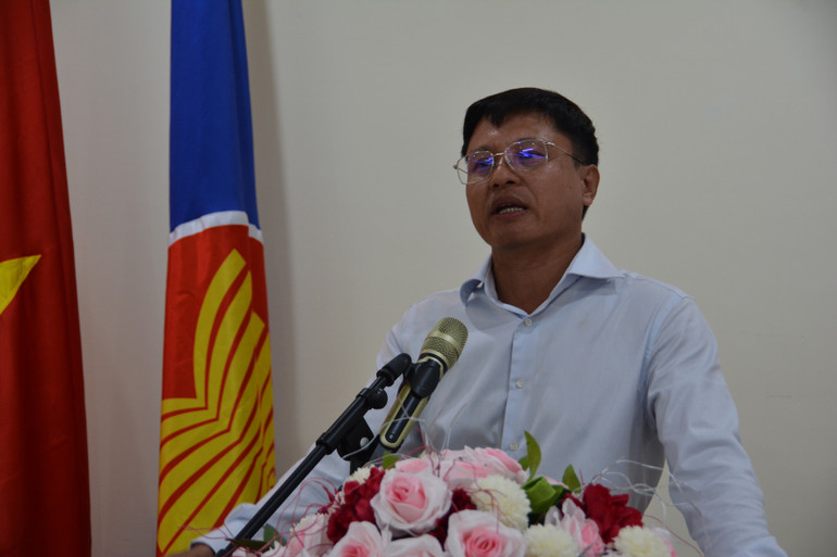 Tổng Giám đốc VTC Cao Mạnh Đức phát biểu tại sự kiện. (Ảnh: Sơn Xinh)