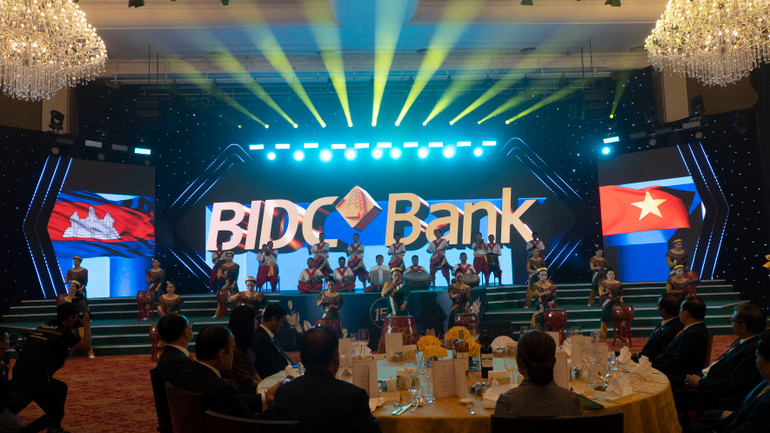 Lễ đón nhận Huân chương và kỷ niệm 15 năm thành lập BIDC (Ảnh: Nguyễn Hiệp)