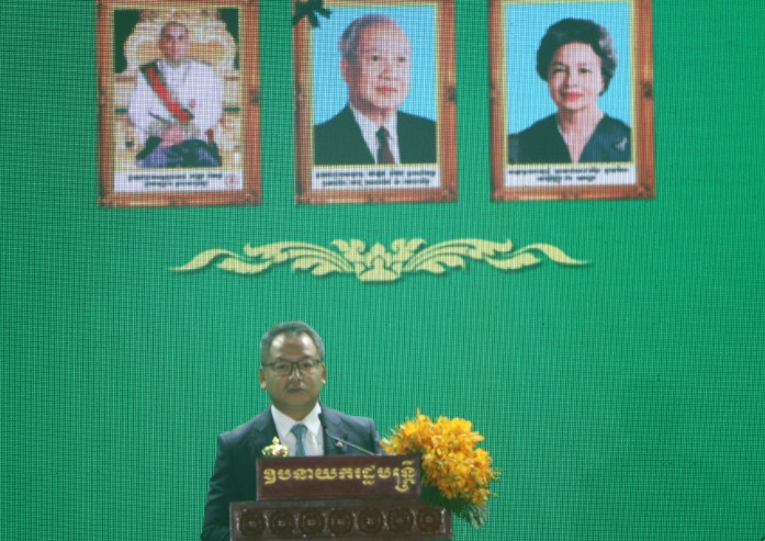 Phó Thủ tướng Tea Seiha đánh giá cao sự đóng góp của doanh nghiệp Việt Nam trong phát triển kinh tế-xã hội của Campuchia. Ảnh: Nguyễn Hiệp