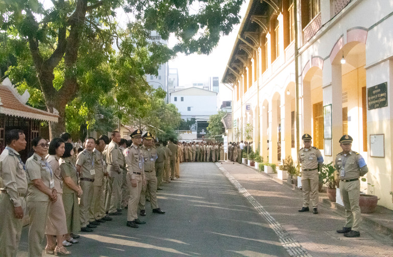 Cuộc bầu cử Thượng viện Campuchia khóa V diễn ra suôn sẻ và an toàn (Ảnh: Nguyễn Hiệp)