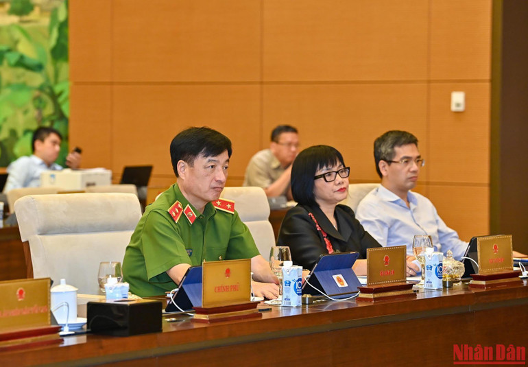 Các đại biểu dự phiên họp.