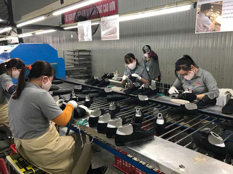 Doanh nghiệp da giày cần có nguồn lao động chất lượng cao.