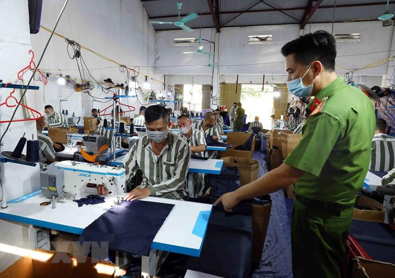 [Ảnh] Chuẩn bị sẵn sàng cho công tác đặc xá dịp Quốc khánh 2/9 ảnh 5