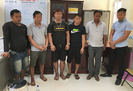 6 đối tượng liên quan tham gia vụ việc.