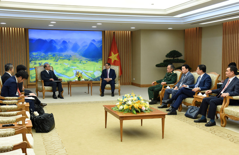 Quang cảnh buổi tiếp.