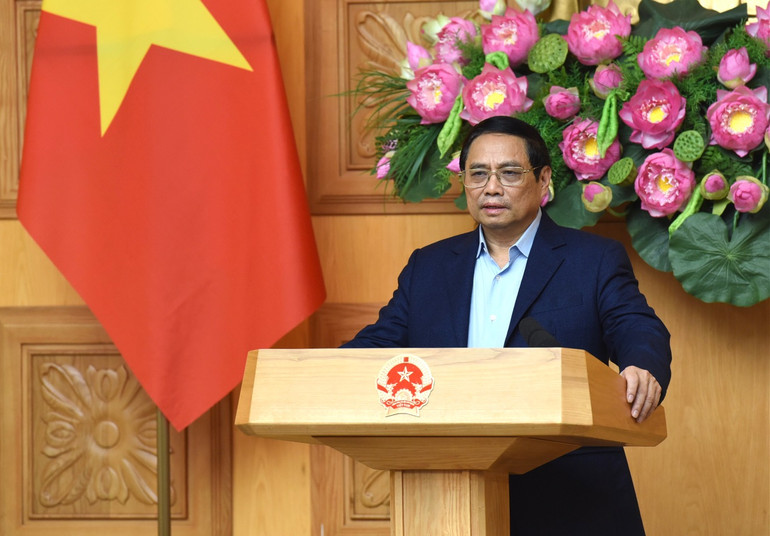 Thủ tướng Phạm Minh Chính phát biểu chỉ đạo Hội nghị.