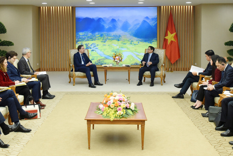 Quang cảnh buổi tiếp.