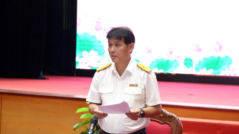 Ông Đặng Ngọc Minh, Phó Cục trưởng Cục Thuế phát biểu tại hội thảo. (Ảnh: BTC)