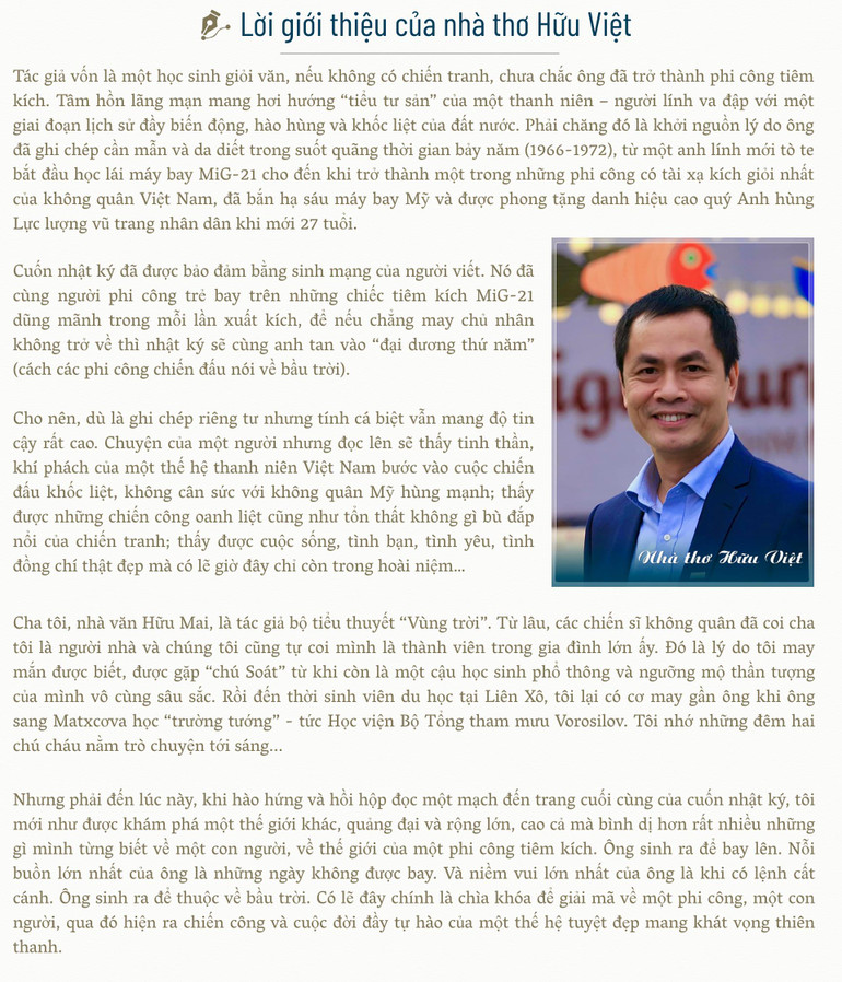 Trái tim phi công: Nhật ký của người anh hùng ảnh 17 Trái tim phi công -0