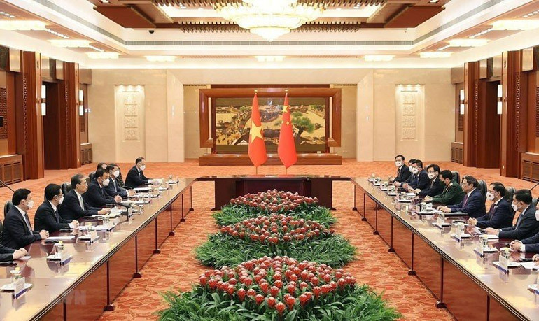 Quang cảnh buổi hội kiến.