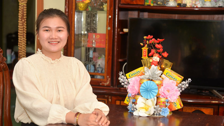 Chân dung em Đinh Quý Ái Nhân.