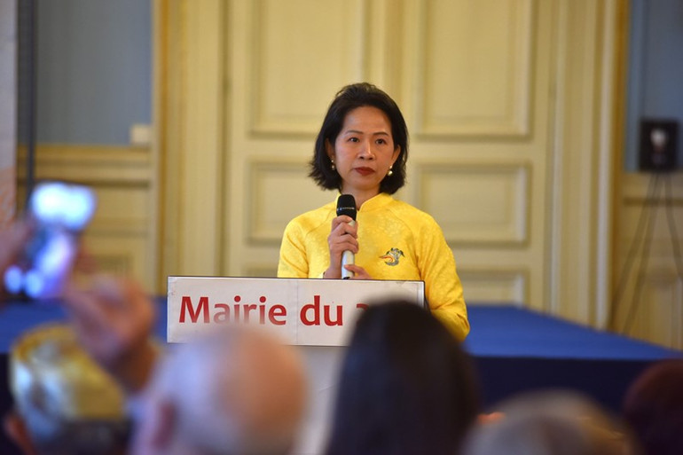 Chủ tịch APCV, bà Nguyễn Đức Diane Thu Dung. (Ảnh: KHẢI HOÀN)