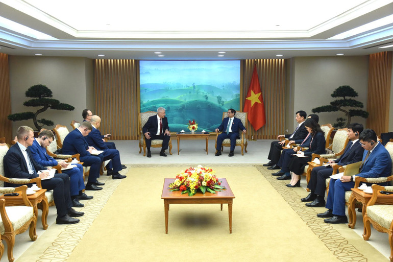 Toàn cảnh buổi tiếp.