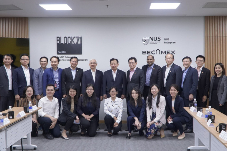 BLOCK71 được thành lập từ ký kết hợp tác tại Diễn đàn Horasis châu Á 2019 giữa Tổng Công ty Becamex IDC và Trường Đại học quốc gia Singapore (NUS) nhằm hỗ trợ hoạt động khởi nghiệp và đổi mới sáng tạo.