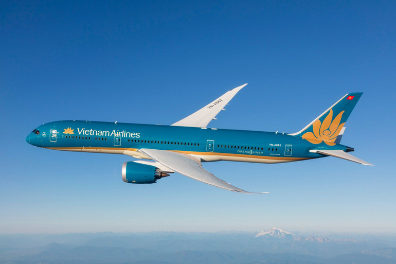 Máy bay của Vietnam Airlines.