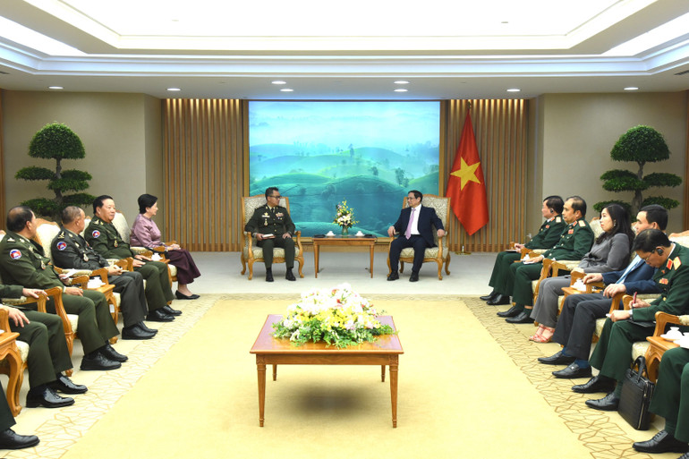 Quang cảnh buổi tiếp.