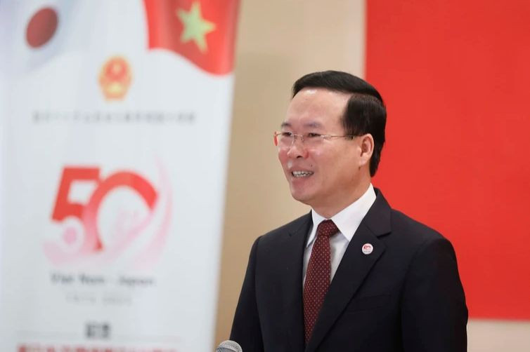 Chủ tịch nước Võ Văn Thưởng phát biểu. (Ảnh: TTXVN) Chủ tịch nước Võ Văn Thưởng phát biểu. (Ảnh: TTXVN)