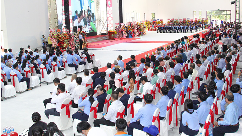 Quang cảnh buổi lễ.