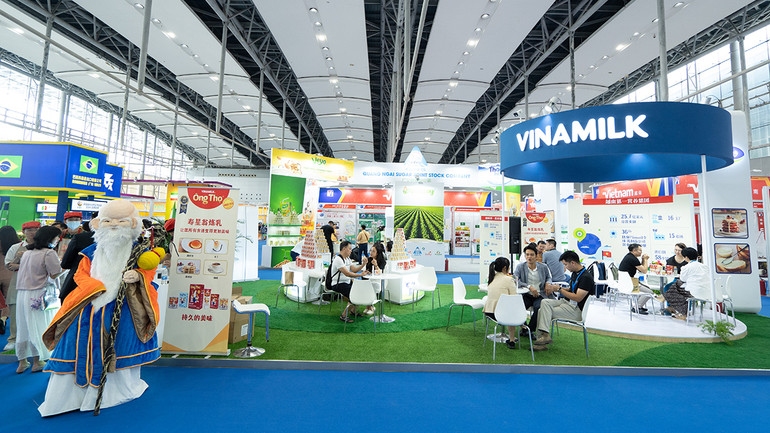Từ đầu năm đến nay, Vinamilk tham dự hơn 9 hội chợ, triển lãm lớn tại các thị trường như Trung Quốc, Dubai, Hàn Quốc.